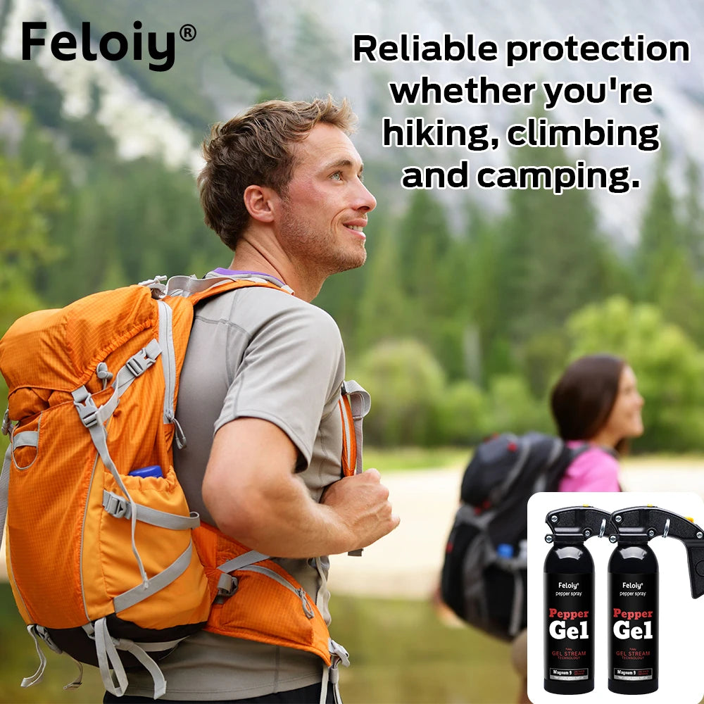 470ml bear spray self-defense super strength deterrent camping hiking