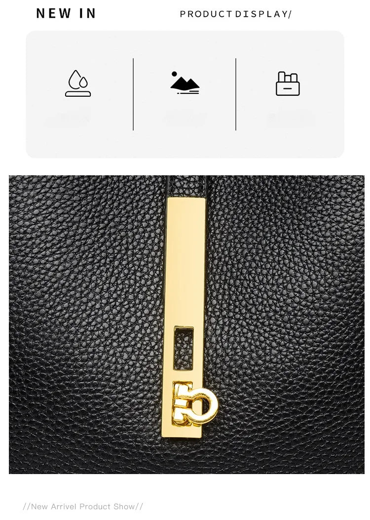 Light luxury genuine leather women's crossbody bag high quality handbag Fashion underarm bag French versatile Shoulder Bag