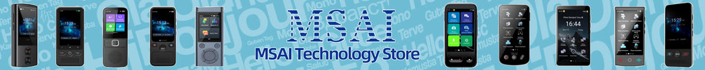MSAI T20 160 Languages Translator with Camera Real-Time Voice Audio Photo Online Offline Translation Device Travel Assistant
