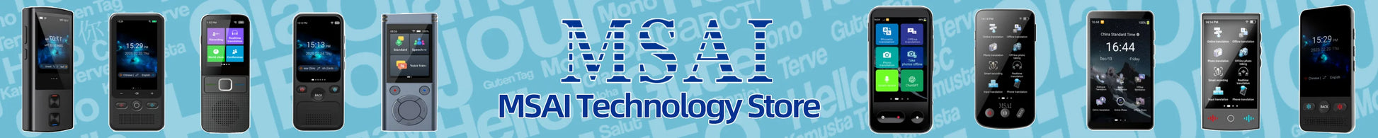 MSAI T20 160 Languages Translator with Camera Real-Time Voice Audio Photo Online Offline Translation Device Travel Assistant