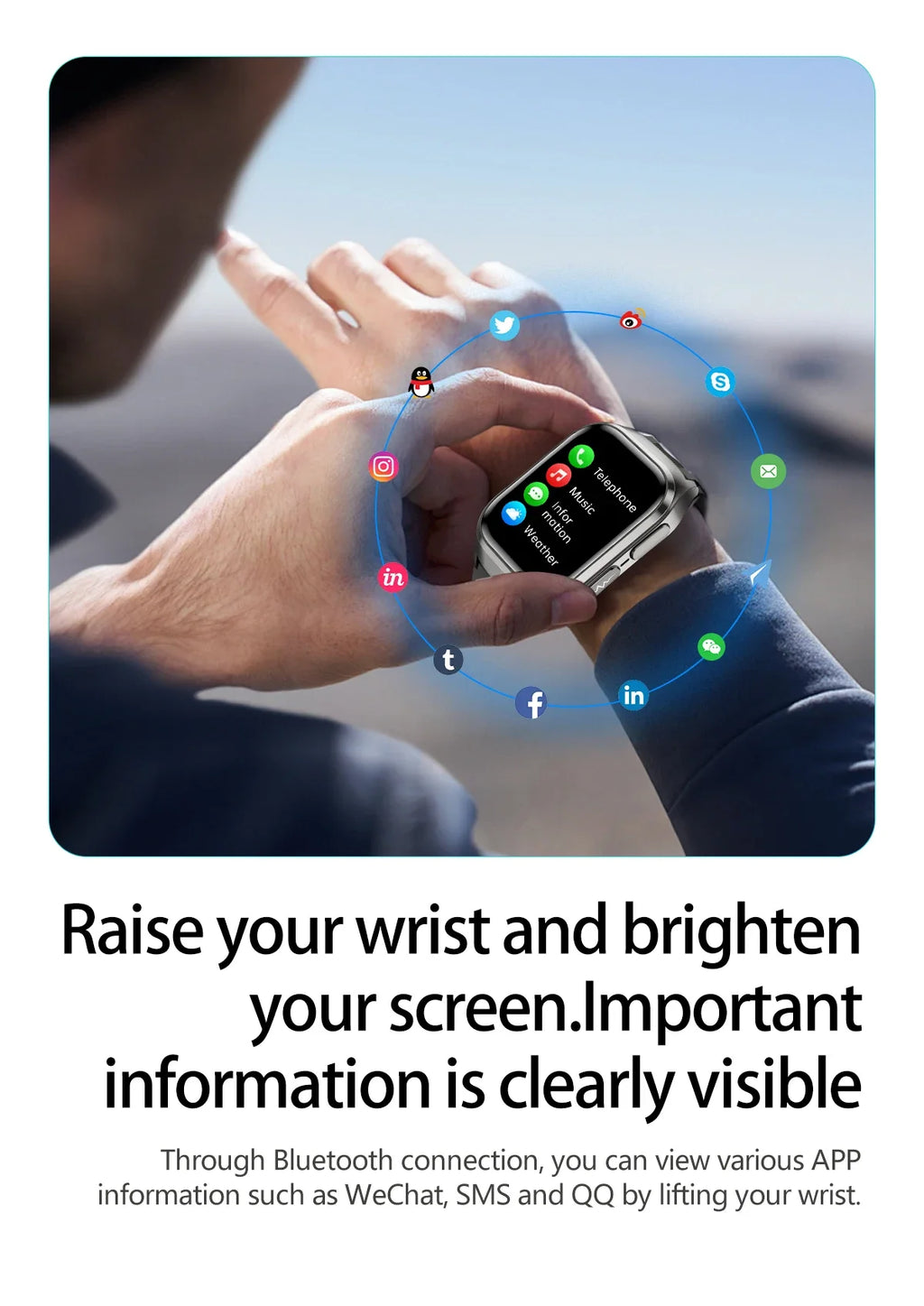 New ECG+PPG Nursing Grade Air Bag Smart Watch Men's Blood Fat Blood Pressure Voice Broadcast Health Smart Bracelet For Woman NFC
