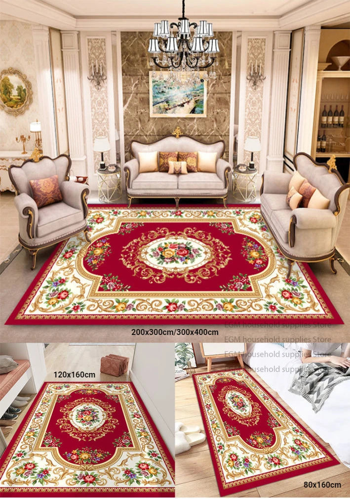 luxury carpets for living room flannel Customizable soft rugs bedroom decor home alfombra 200x300 Plush non-slip mat for kids
