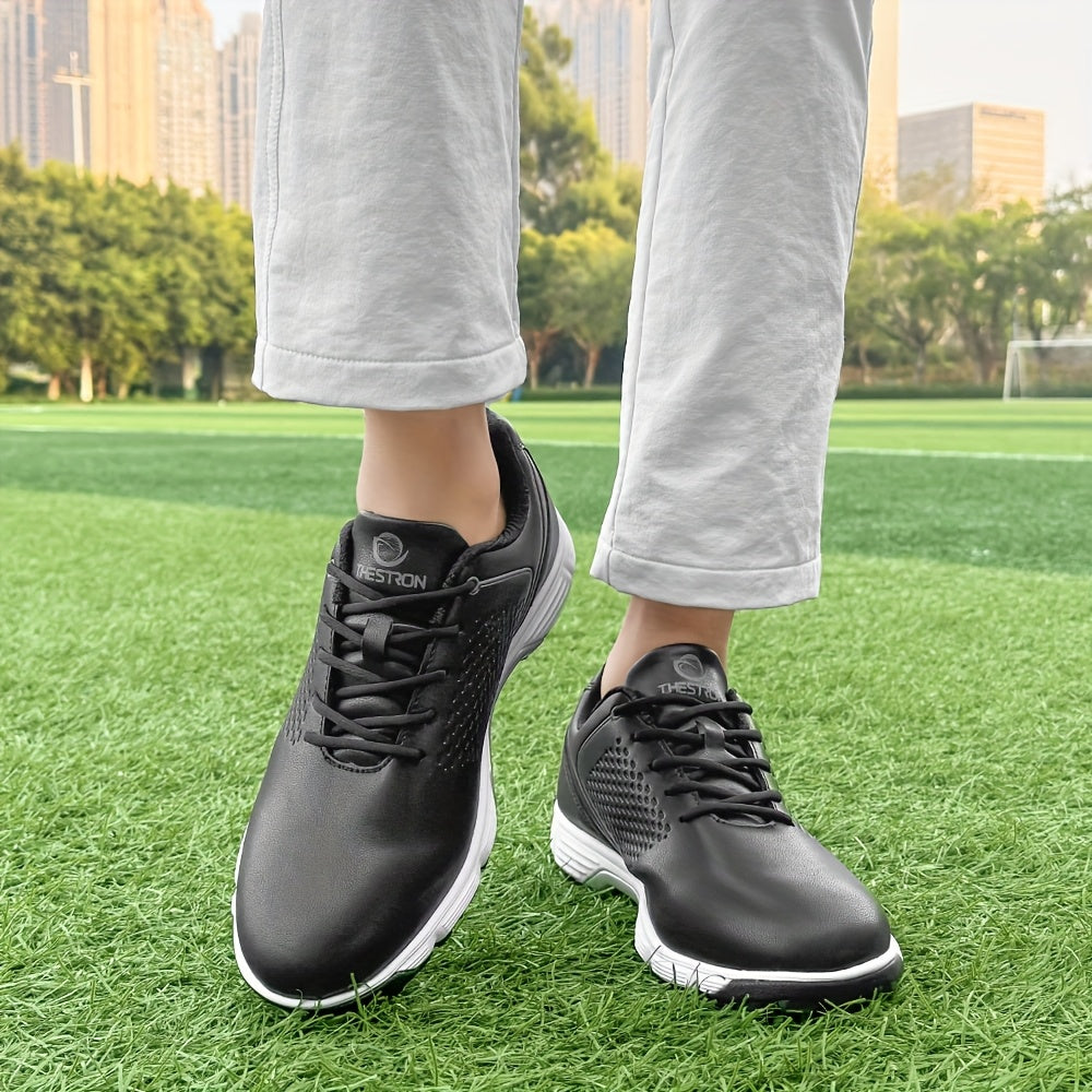 Sneakers, Men's Golf Shoes Outdoor Sports Leisure Lightweight Golf Shoes for Men Non-Slip Big Size 7-15 Comfortable Fashion Professional Golf Sport Training Shoes