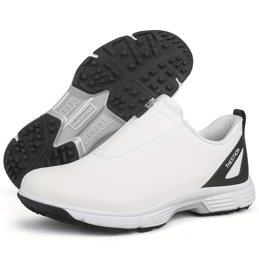 Sneakers, Men's Golf Shoes Outdoor Sports Leisure Lightweight Golf Shoes for Men Non-Slip Big Size 7-15 Comfortable Fashion Professional Golf Sport Training Shoes