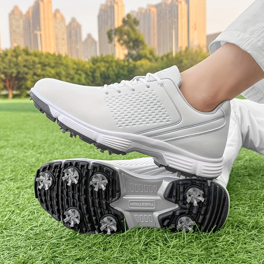 Sneakers, Men's Golf Shoes Outdoor Sports Leisure Lightweight Golf Shoes for Men Non-Slip Big Size 7-15 Comfortable Fashion Professional Golf Sport Training Shoes