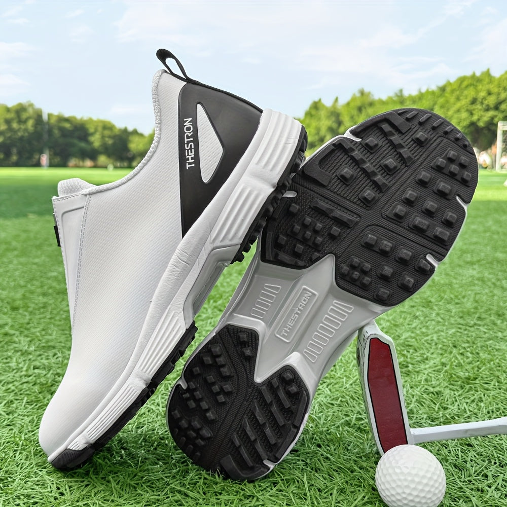 Sneakers, Men's Golf Shoes Outdoor Sports Leisure Lightweight Golf Shoes for Men Non-Slip Big Size 7-15 Comfortable Fashion Professional Golf Sport Training Shoes