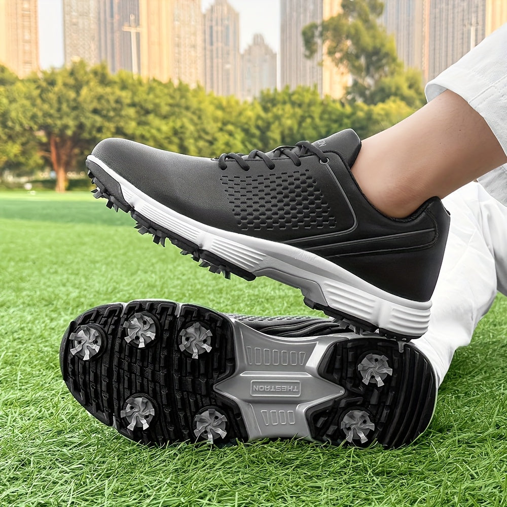 Sneakers, Men's Golf Shoes Outdoor Sports Leisure Lightweight Golf Shoes for Men Non-Slip Big Size 7-15 Comfortable Fashion Professional Golf Sport Training Shoes