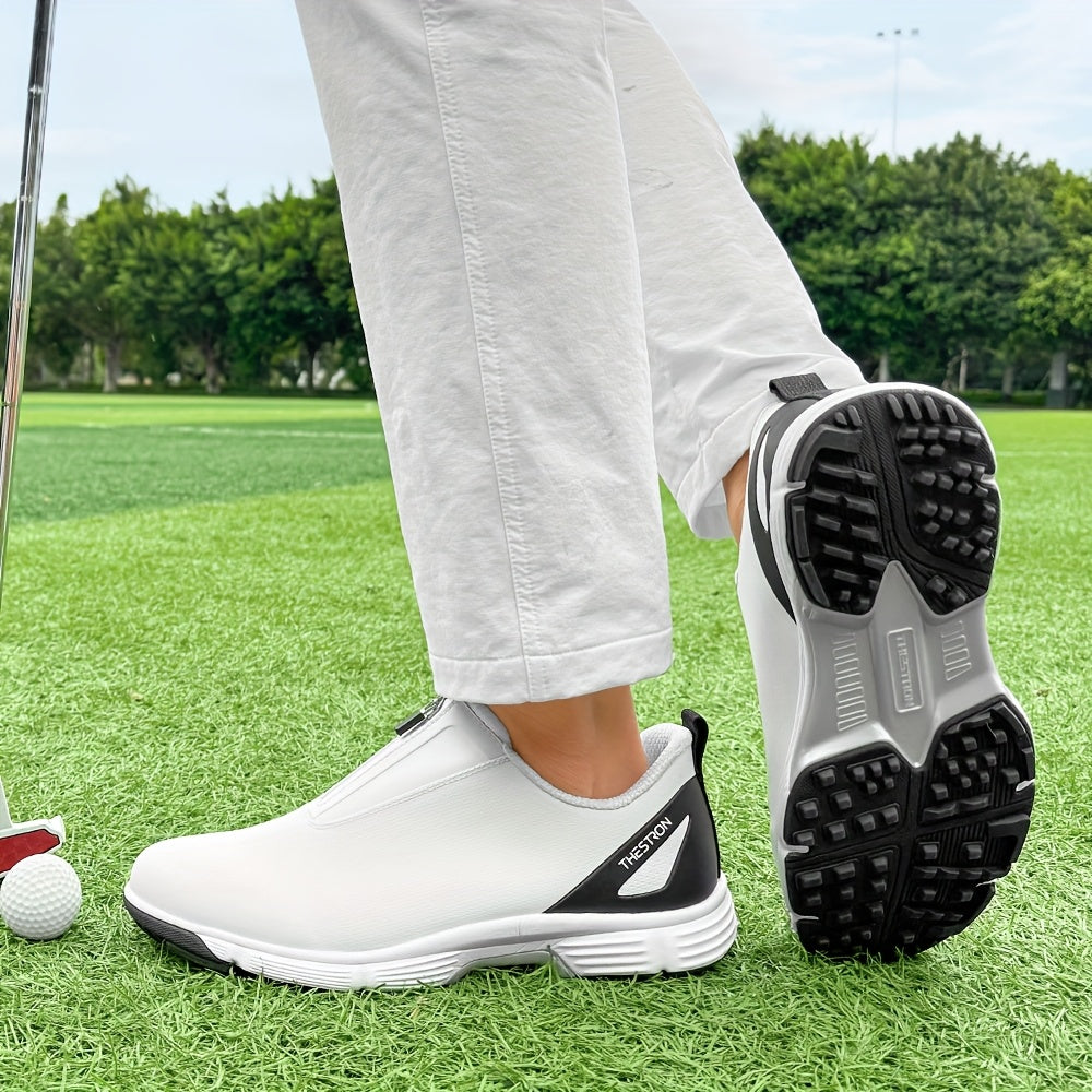 Sneakers, Men's Golf Shoes Outdoor Sports Leisure Lightweight Golf Shoes for Men Non-Slip Big Size 7-15 Comfortable Fashion Professional Golf Sport Training Shoes