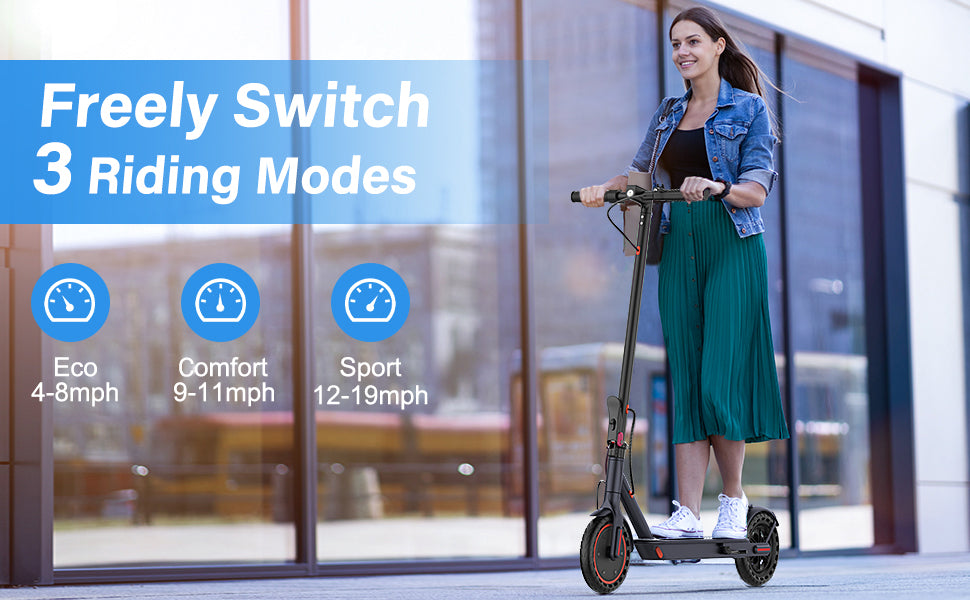LP60 Electric Scooter 350W 19mph APP Smart Control Scooter 8.5inch tire Folding Electric Scooter 16miles Max Range for Adult