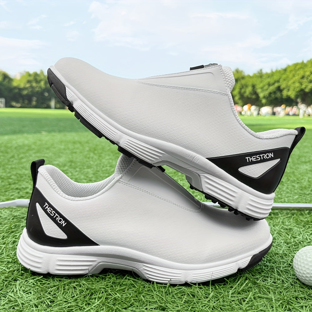 Sneakers, Men's Golf Shoes Outdoor Sports Leisure Lightweight Golf Shoes for Men Non-Slip Big Size 7-15 Comfortable Fashion Professional Golf Sport Training Shoes