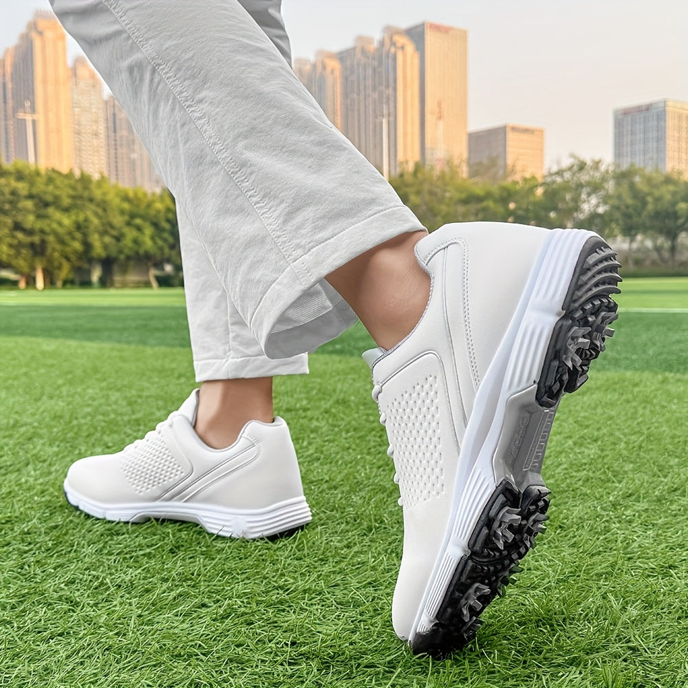 Sneakers, Men's Golf Shoes Outdoor Sports Leisure Lightweight Golf Shoes for Men Non-Slip Big Size 7-15 Comfortable Fashion Professional Golf Sport Training Shoes