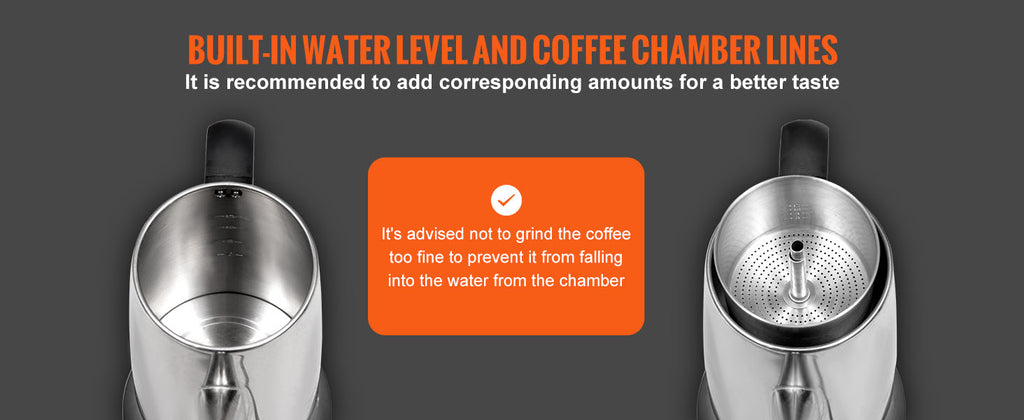 SucceBuy 12-Cup Electric Percolator Coffee Pot 304 Stainless Steel Coffee Percolator with Keep Warm Function