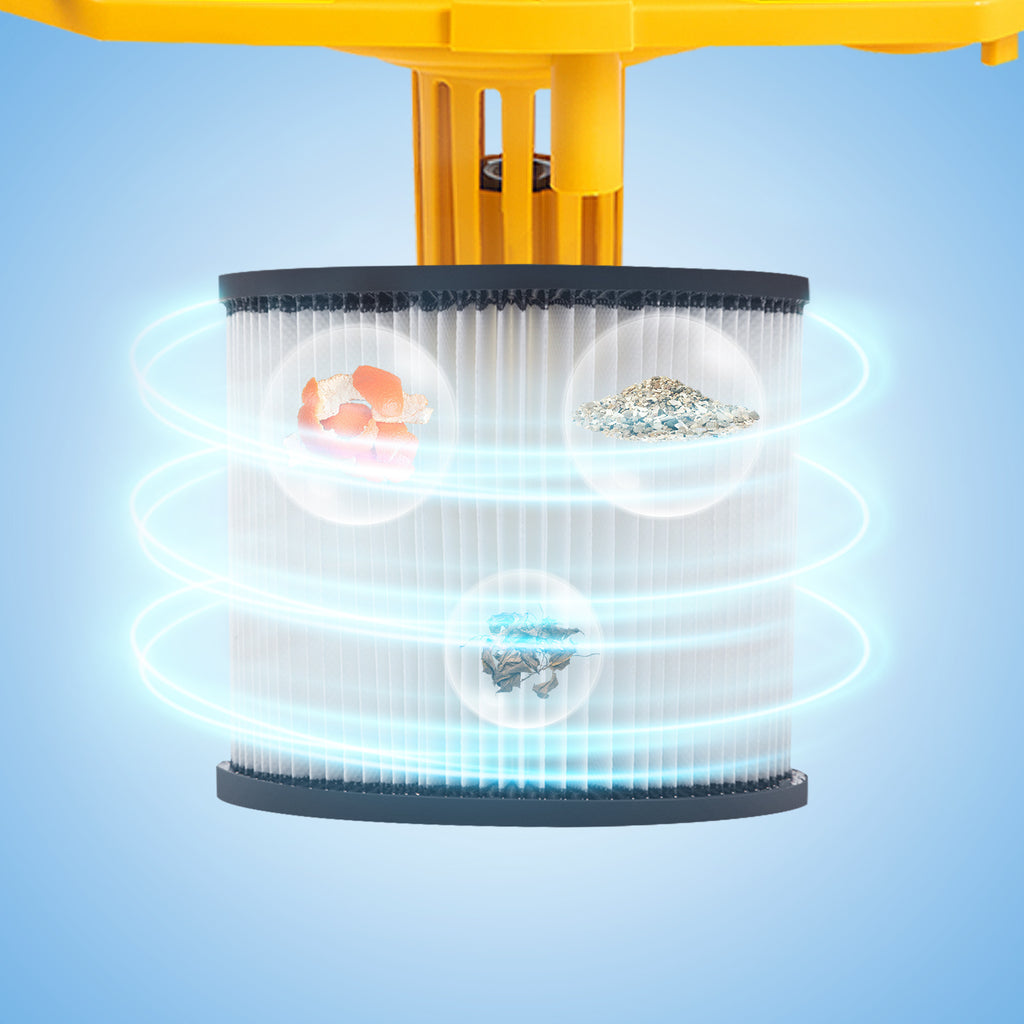 SucceBuy Portable Wet and Dry Vacuum Cleaner 15L For Car & Home Appliance 1200W Power Strong Suction Vacuum Cleaner & Air Blower