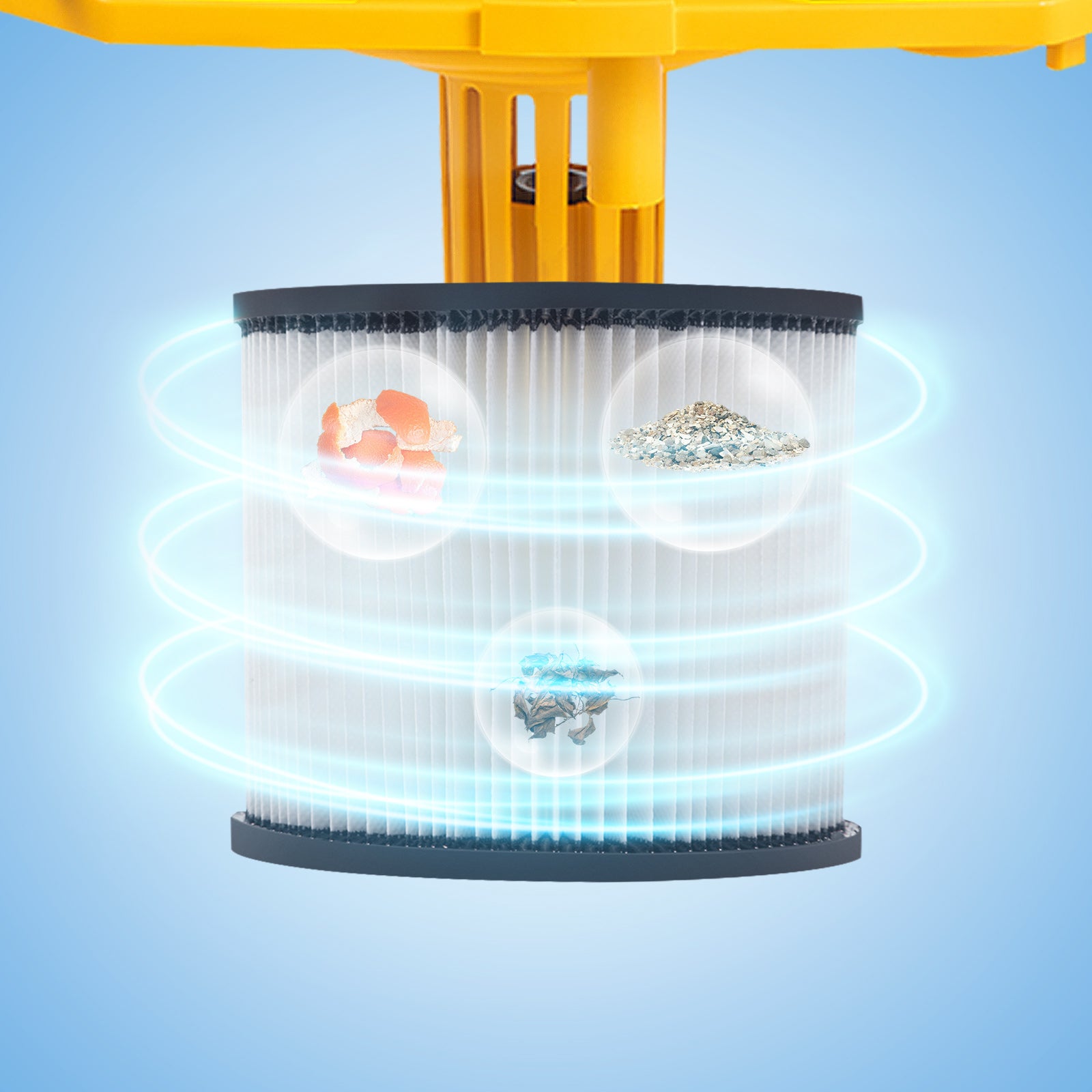 SucceBuy Portable Wet and Dry Vacuum Cleaner 15L For Car & Home Appliance 1200W Power Strong Suction Vacuum Cleaner & Air Blower